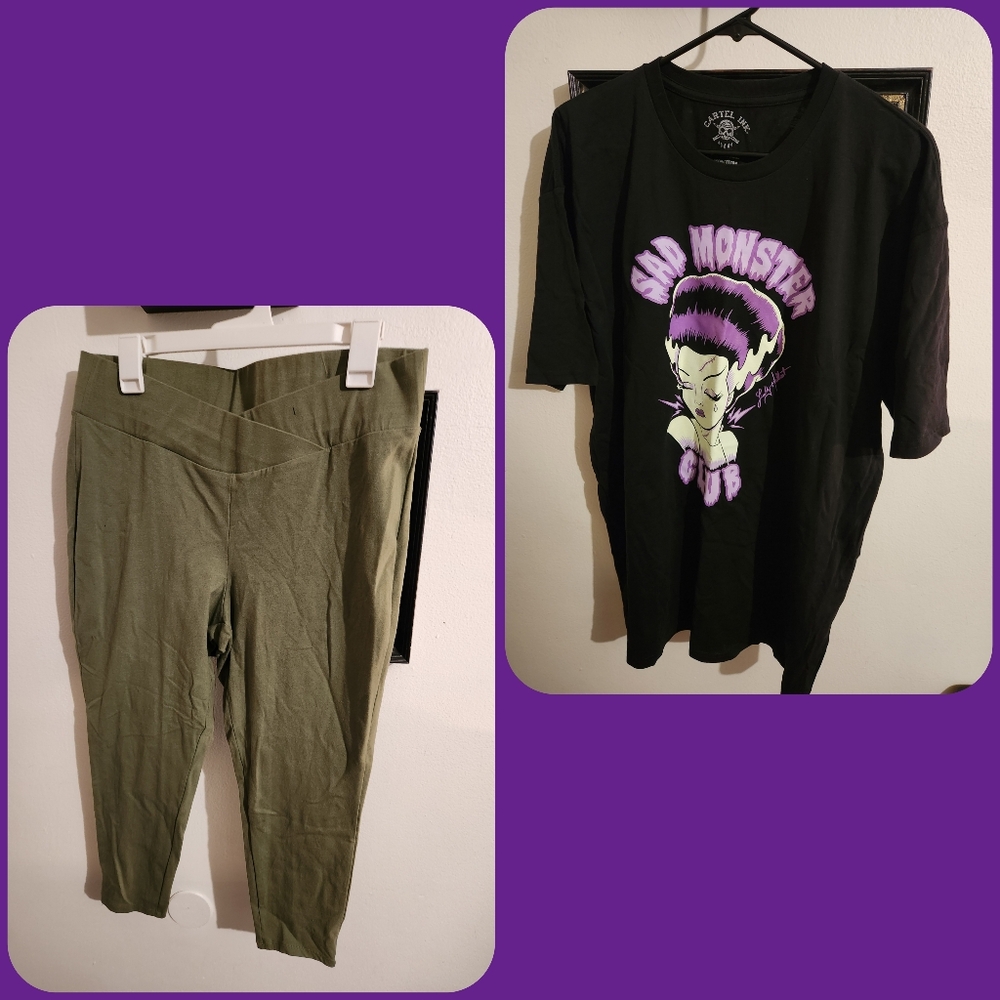 Cartel Ink Tee & Torrid Leggings
